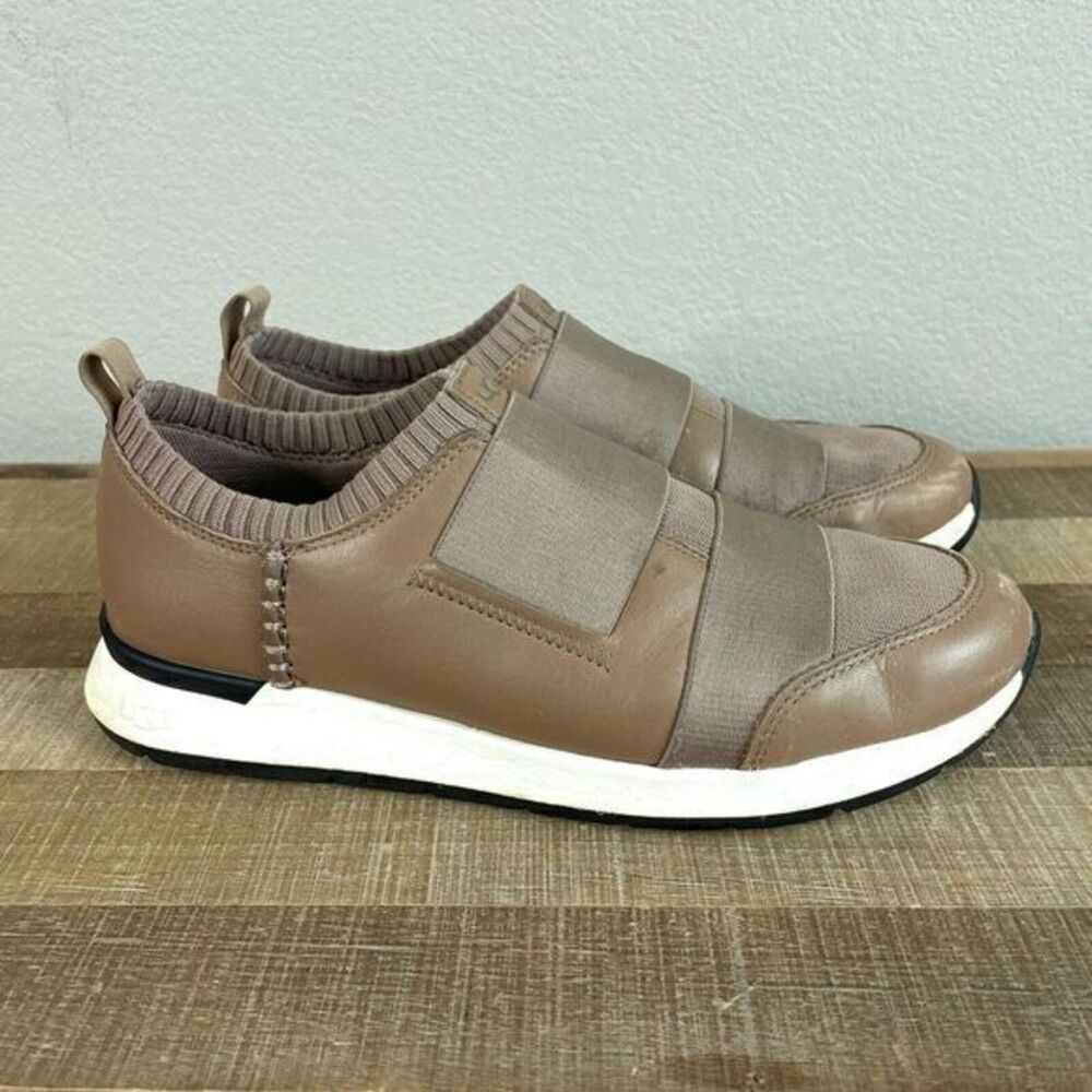 UGG Australia Himari Trainer Shoes Womens 8.5M Brown Slip On Athletic SN 1113350